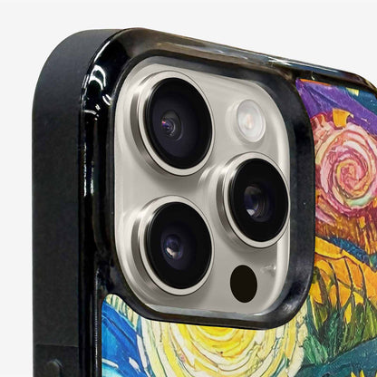 iPhone 16 Pro Max Case — Blend All Versions Together Melting Together, Personalized Phone Case