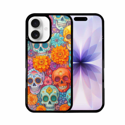 iPhone 17 Case — Ornate Candy Color Skull Gothic Skulls, Personalized Phone Case
