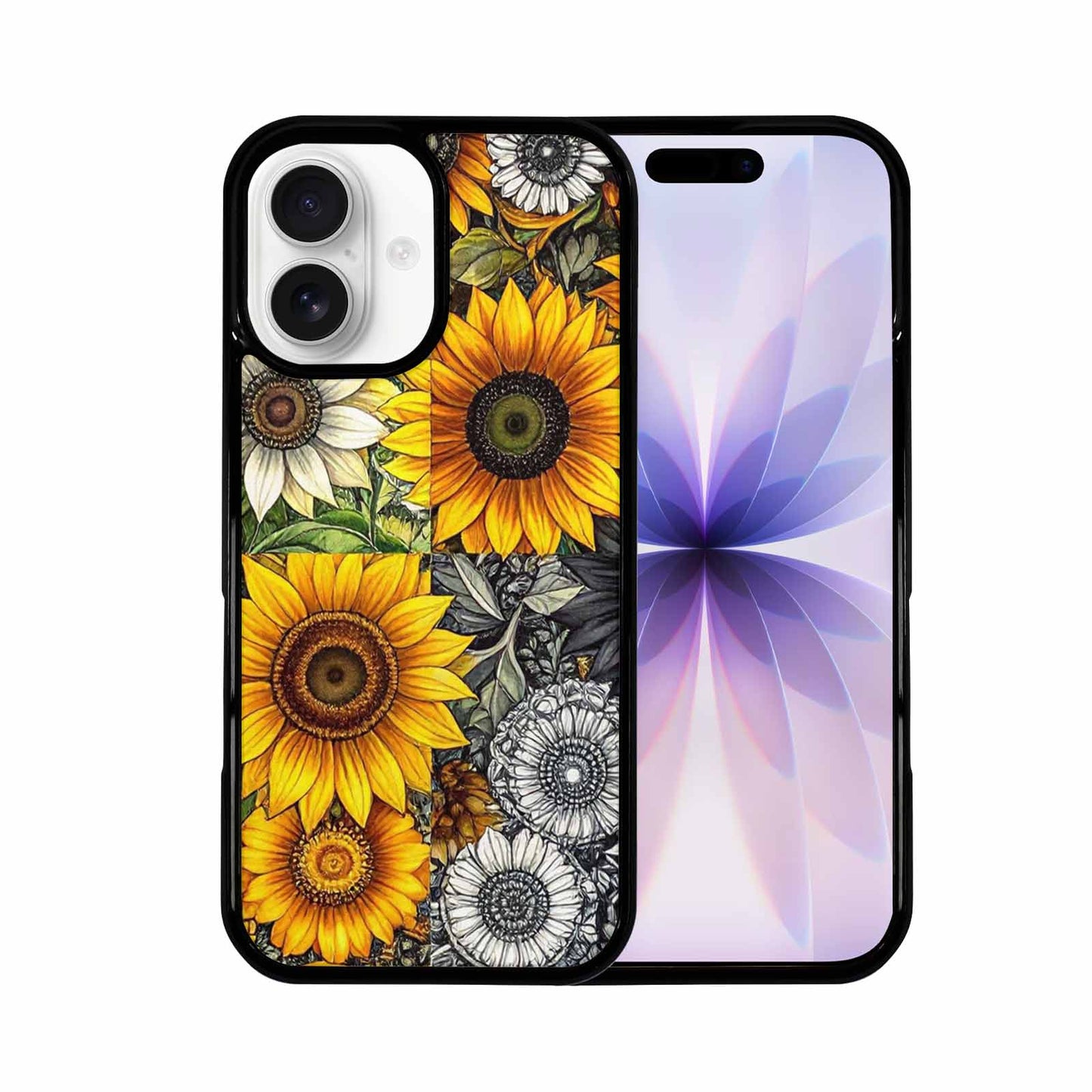iPhone 17 Case — Small Sunflower Pattern, Randomly Floral, Unique Phone Case Design