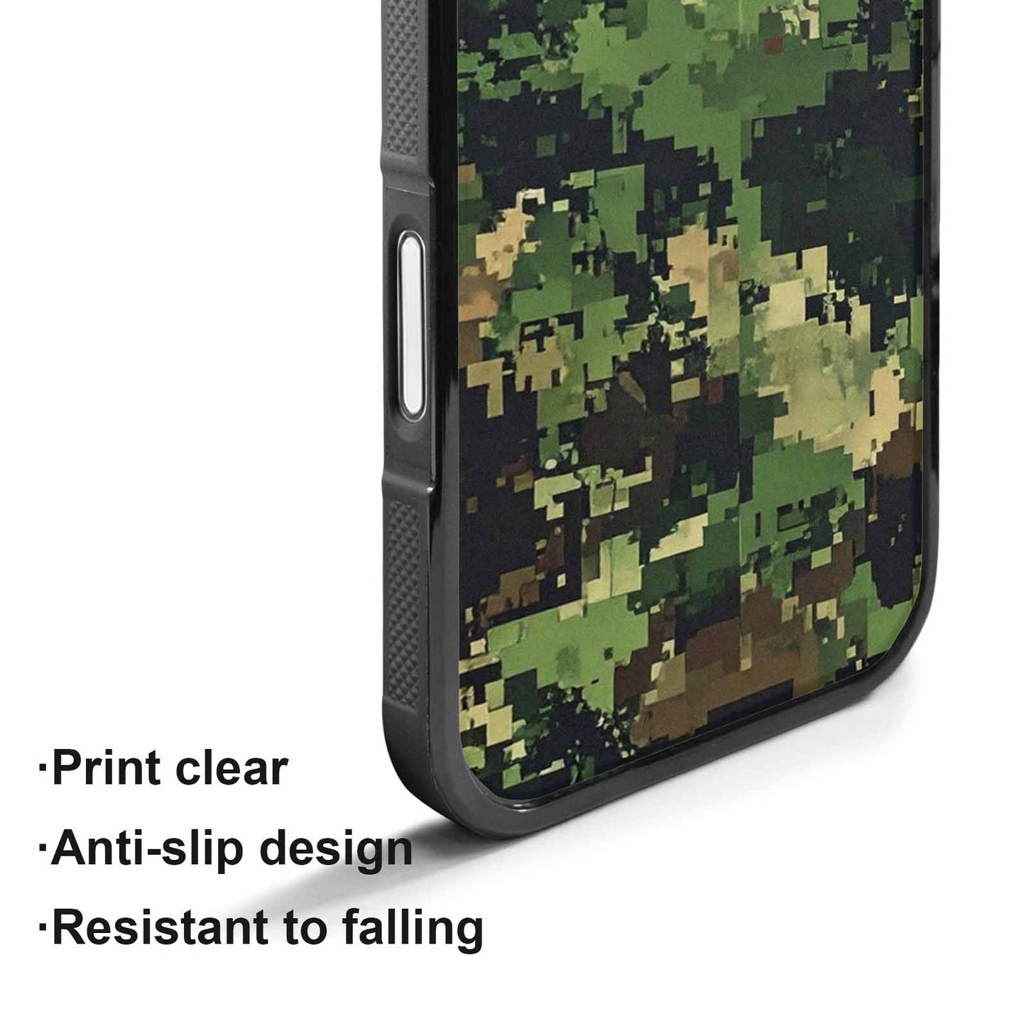 iPhone 17 Case — Small Military Camouflage Blotch Camo, Custom Made Phone Cover