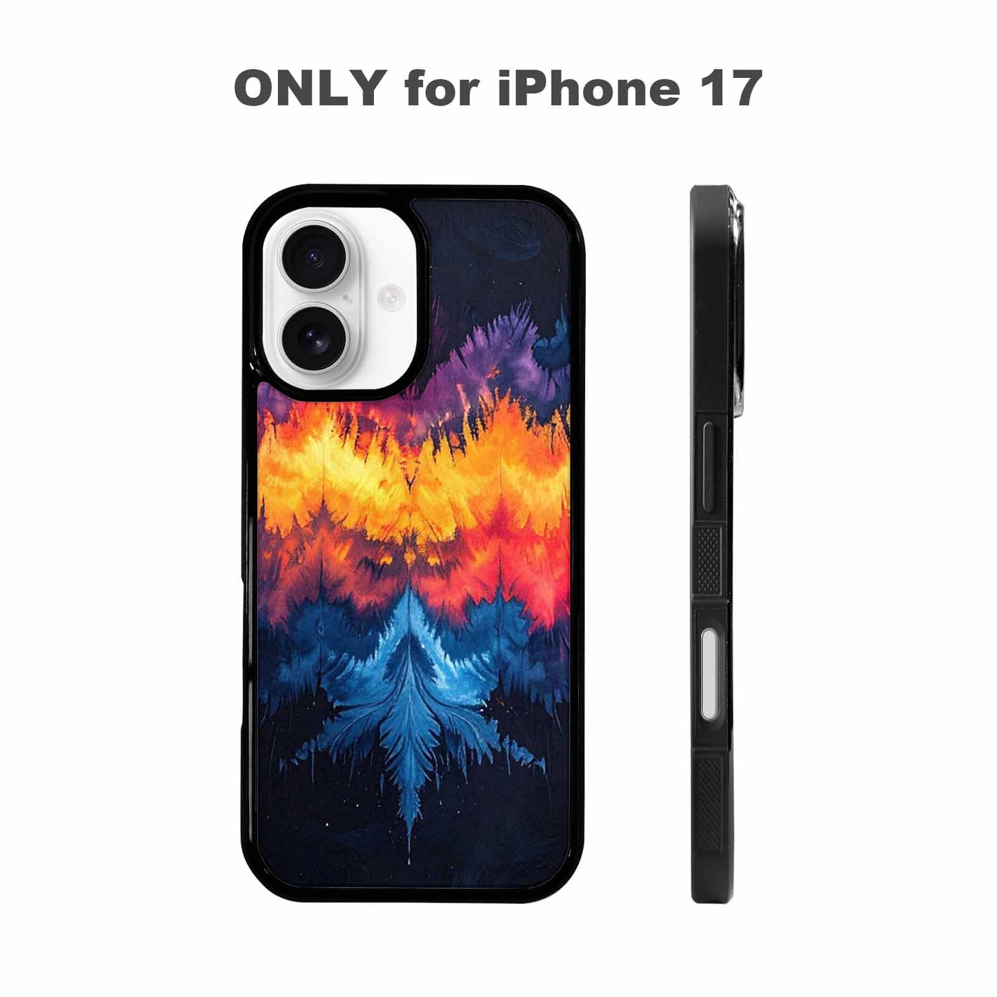 iPhone 17 Case — Tie Dye Dark Tie Dye, Custom Made Phone Cover