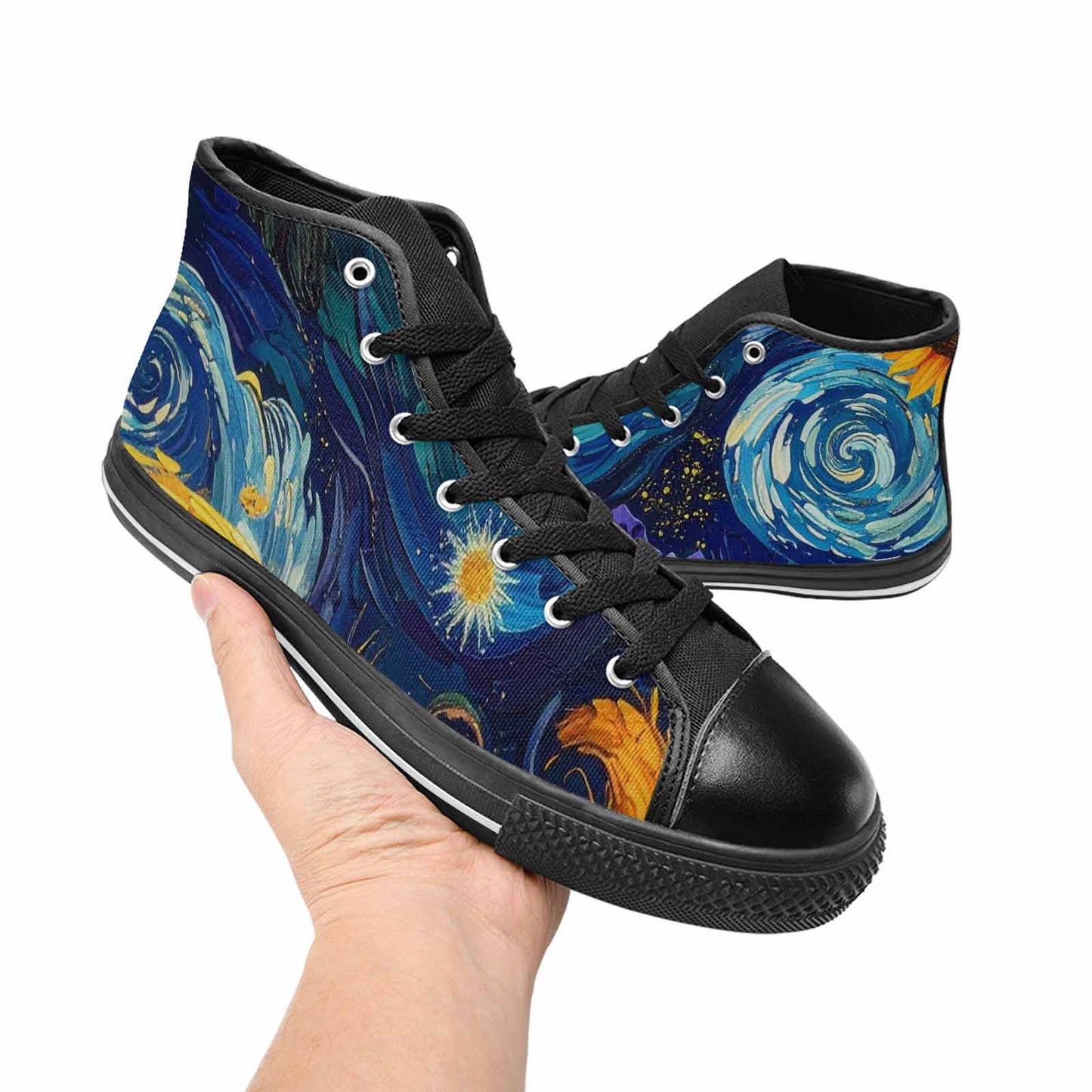 MEN'S Blend All Versions High Top Canvas Aesthetic Custom Shoes