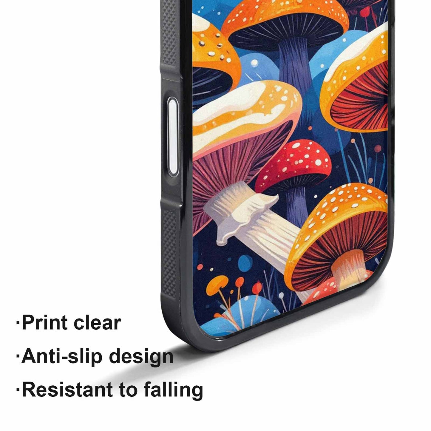 iPhone 17 Pro Max Case — Vivid Winter Mushroom Cartoon Cute, Unique Phone Case Design