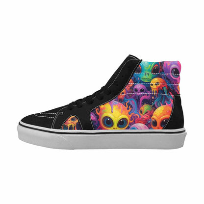 MEN'S Aliens  Tie Dye High Top Canvas Vivid Sneakers