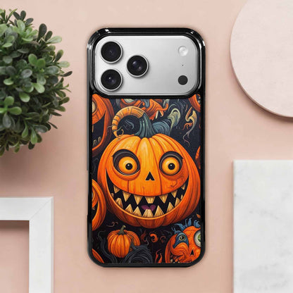 iPhone 17 Pro Max Case — Cartoon Pumpkin Monster Cartoon Cute, Unique Phone Case Design