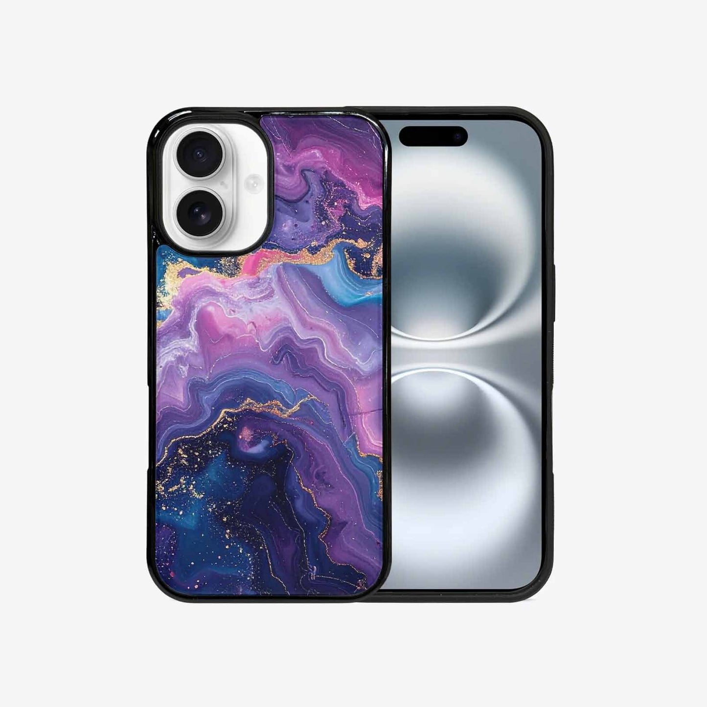 iPhone 16 Case — Marble Galaxy, Custom Designed Case Cover