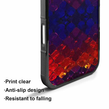 iPhone 17 Case — Dark Snake Print Original Art, Unique Phone Case Design