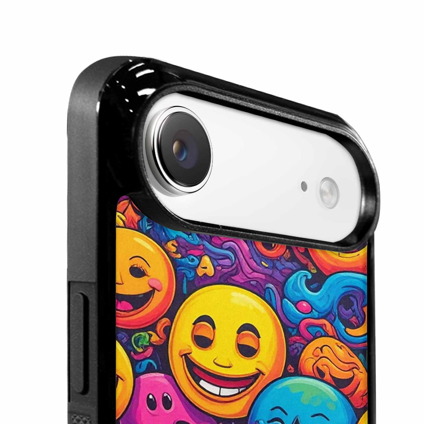 iPhone 17 Air Case — Small Yellow Smiley Face Acid Original, Custom Phone Case