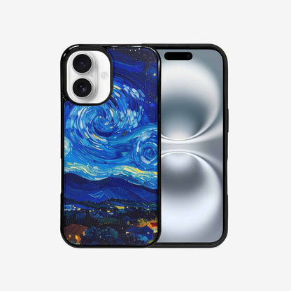iPhone 16 Case — Starry Night Van Gogh Paint Art, Custom Made Phone Cover