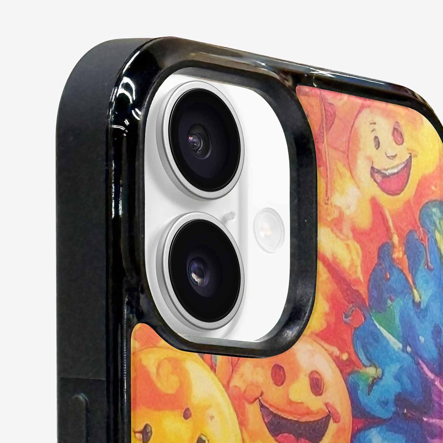 iPhone 16 Plus Case — Smiley Facessmiley Faces Tie D 4f3, Customized Protective Case