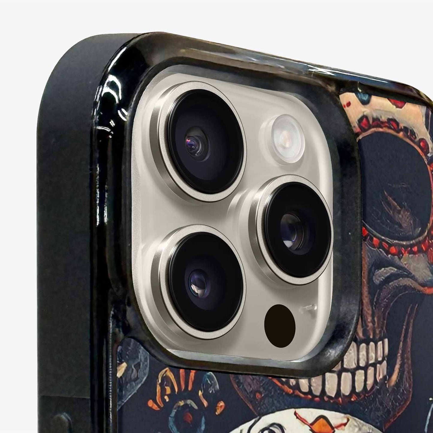 iPhone 16 Pro Max Case — Skull Waves, Original Design Phone Case