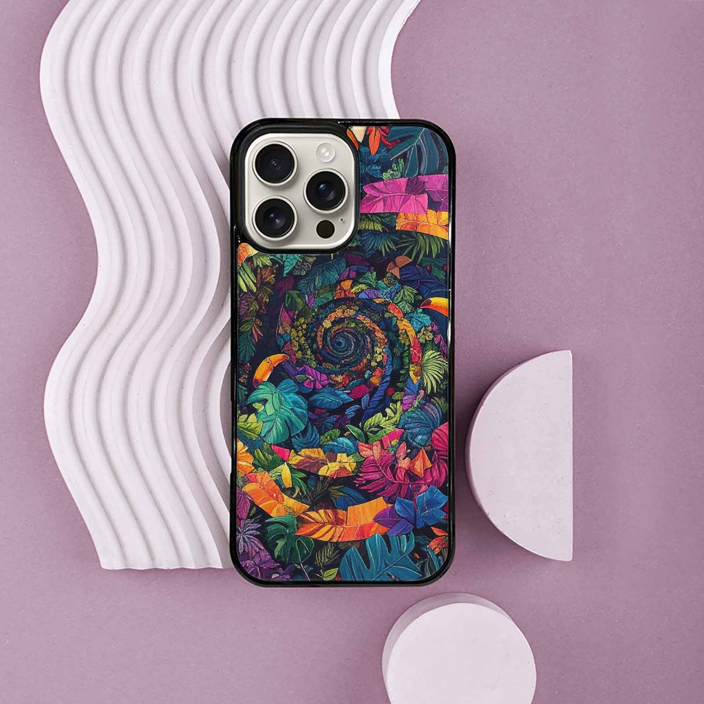 iPhone 16 Pro Max Case — Toucan Jungle Toucan Jungle Pattern Hundreds, Unique Phone Case Design