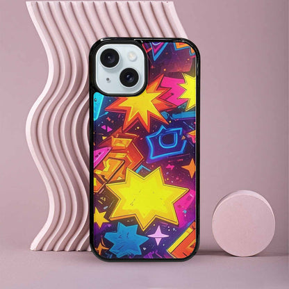 iPhone 15 Case — 80s Retro Motif 80s Retro Motifs, Custom Print Case Cover