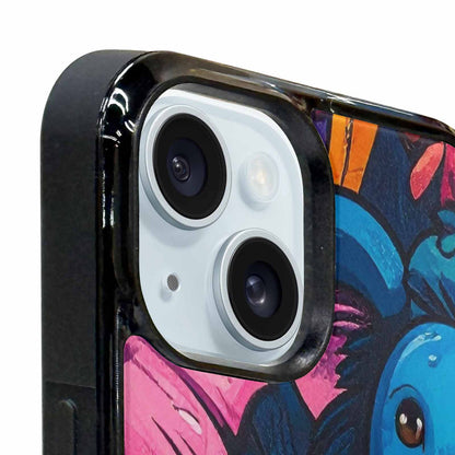 iPhone 15 Plus Case — Cartoon Animal Characters, Custom Phone Case