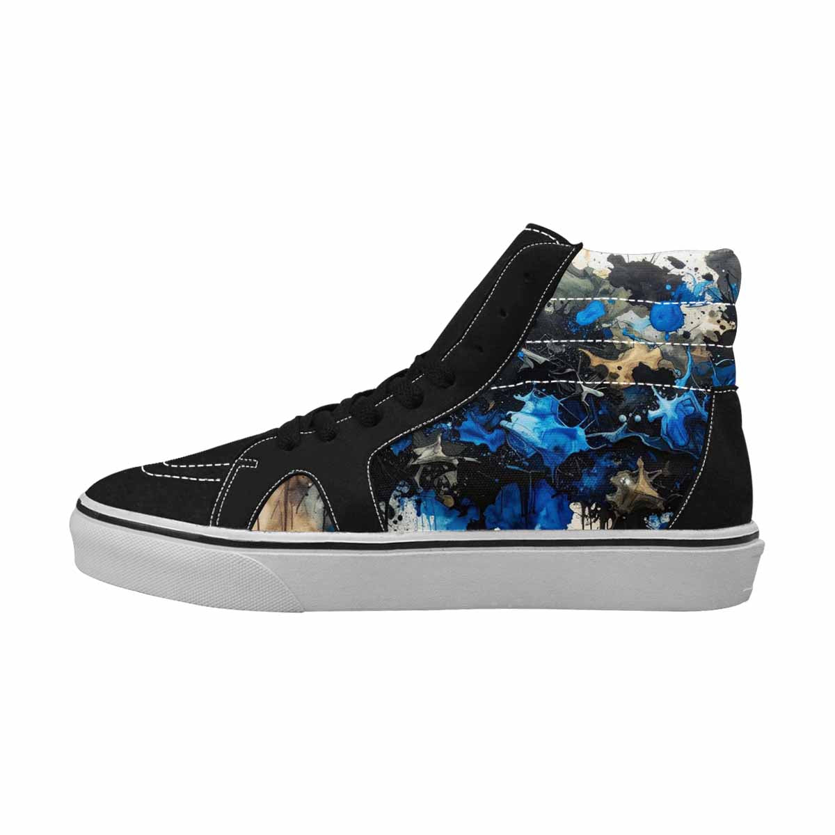 MEN'S Camo Patches High Top Canvas Aesthetic Custom Shoes