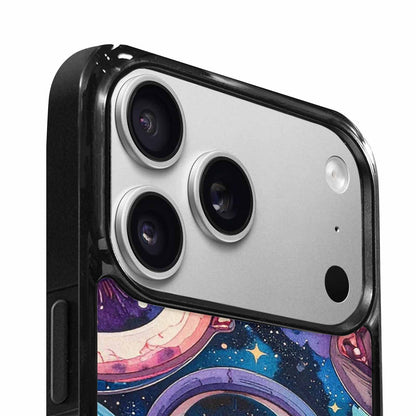 iPhone 17 Pro Max Case — Seamless Tileable Pattern Of Galaxy Space, Custom Printed Phone Case