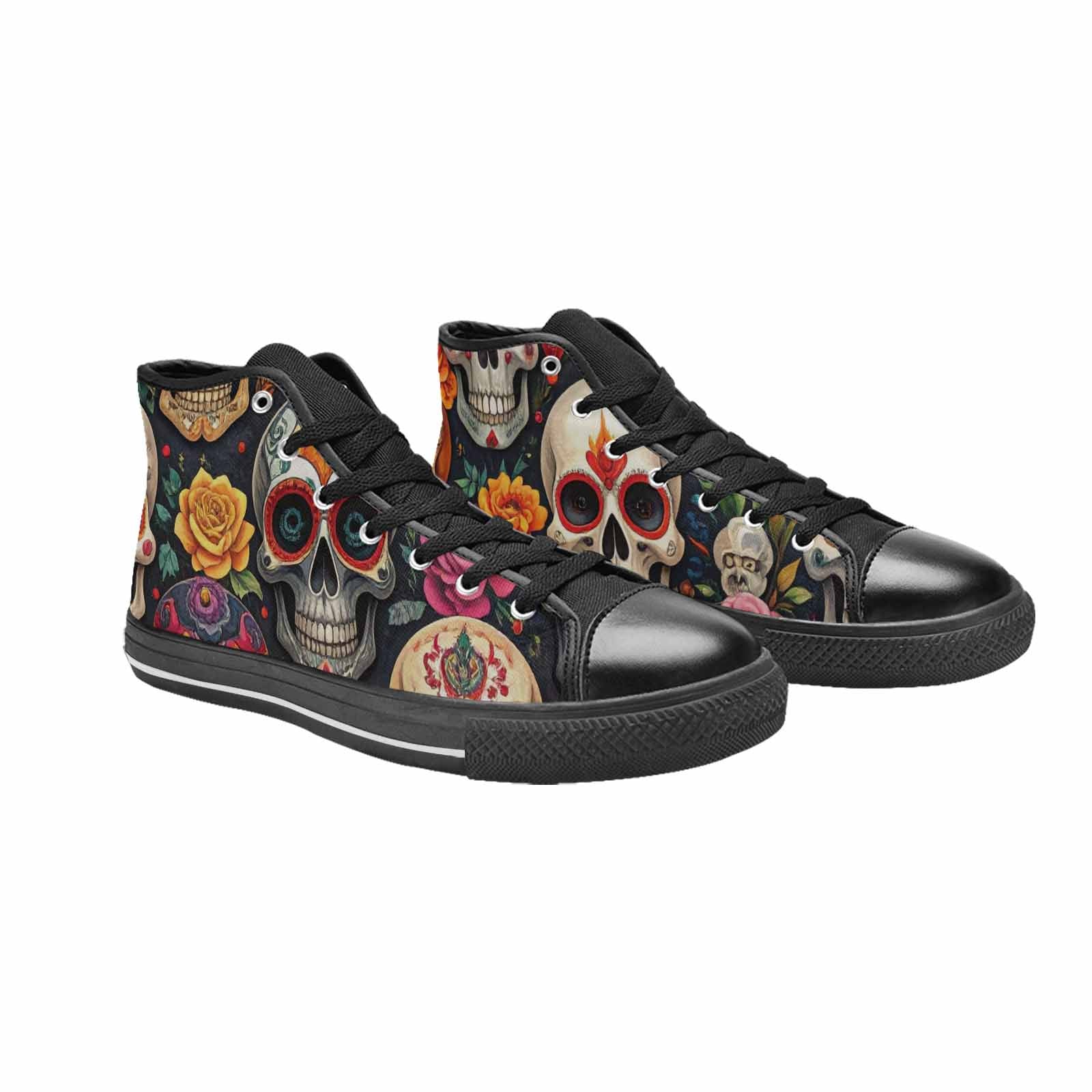 MEN'S Skull High Top Canvas Aesthetic Sneakers