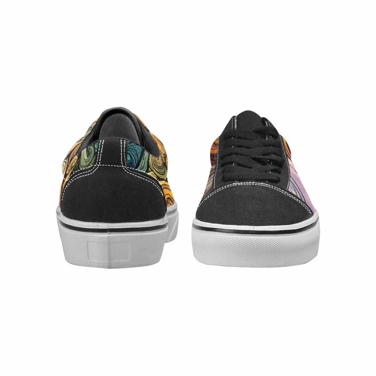 WOMEN'S Tie Lace-Up Canvas Neon Fantasy Custom Shoes