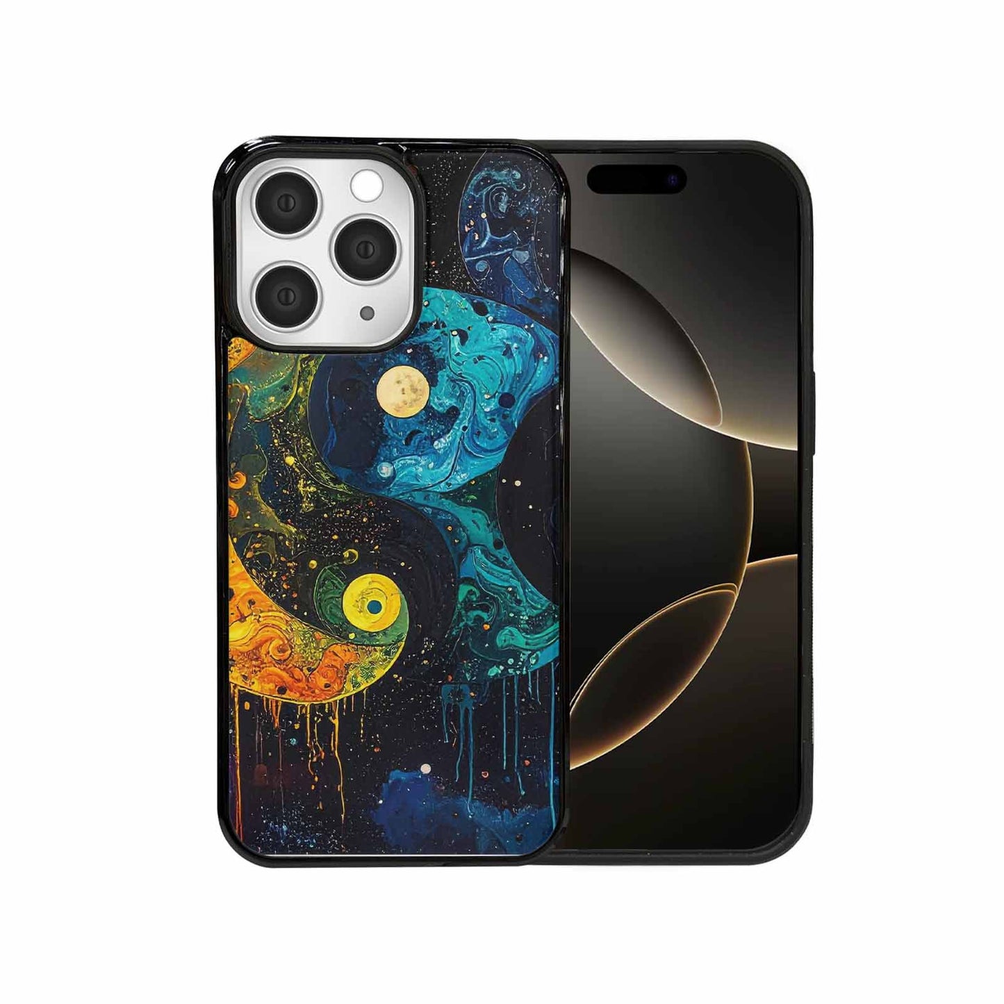 iPhone 15 Pro Max Case — Yin Yang Yin And Yang Symbol, Custom Art Phone Cover
