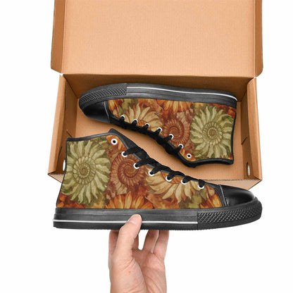 WOMEN'S Tie Dye - High Top Canvas Grunge Custom Sneakers