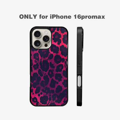 iPhone 16 Pro Max Case — Leopard Print Dark, Custom Print Case Cover