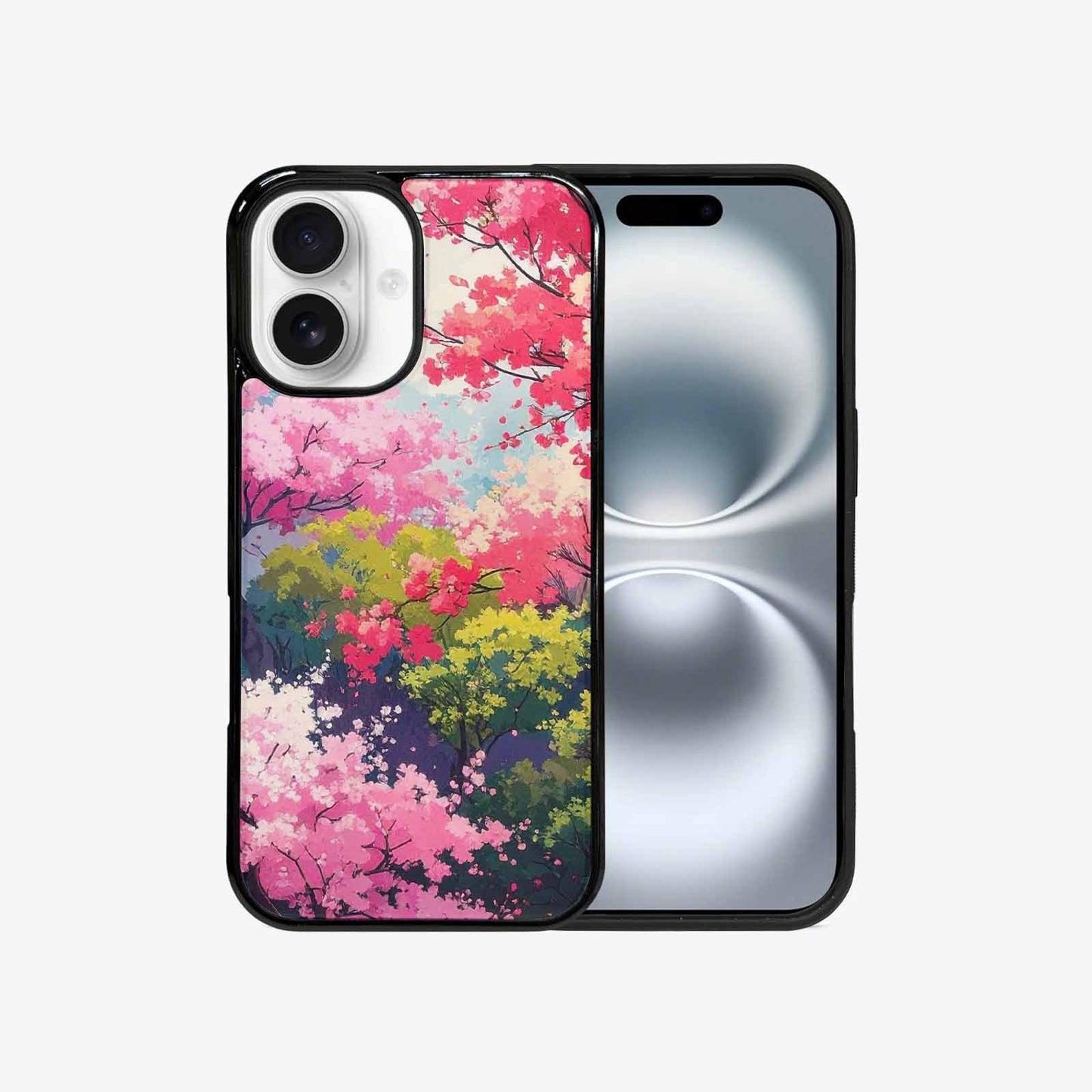 iPhone 16 Case — Cherry Blossom Branch Cherry Blo, Custom Print Case Cover