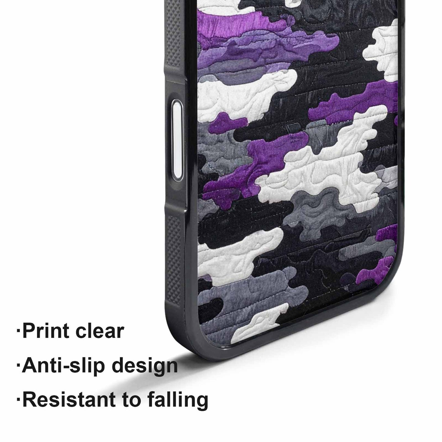 iPhone 17 Pro Max Case — Vivid Camo Asexual Camo, Custom Printed Phone Case