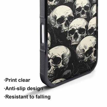 iPhone 17 Pro Max Case — Skull Dark Art Gothic Print Gothic, Personalized Phone Case