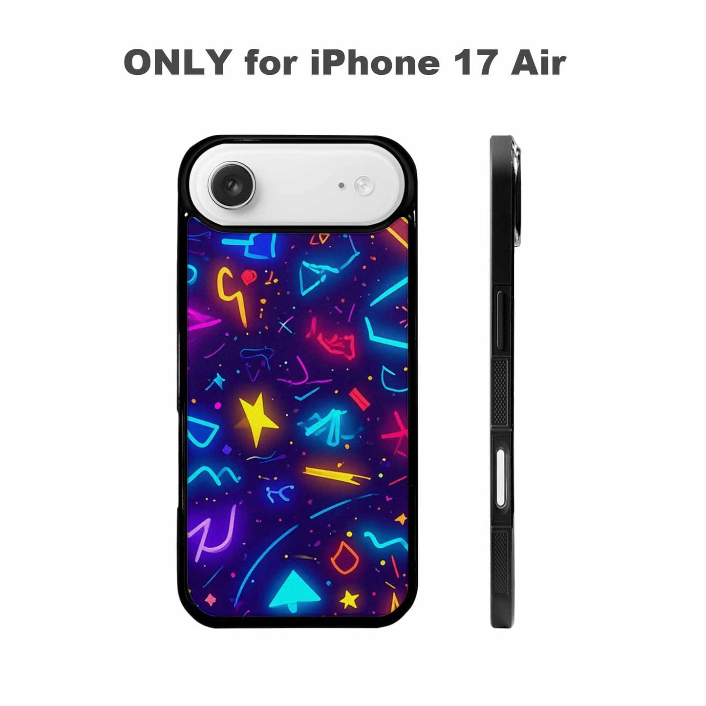 iPhone 17 Air Case — Retro Motif Retro Motifs Pyz Retro, Unique Phone Case Design