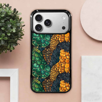 iPhone 17 Pro Max Case — Small Snake Skin Reptile Original Art, Original Design Phone Case