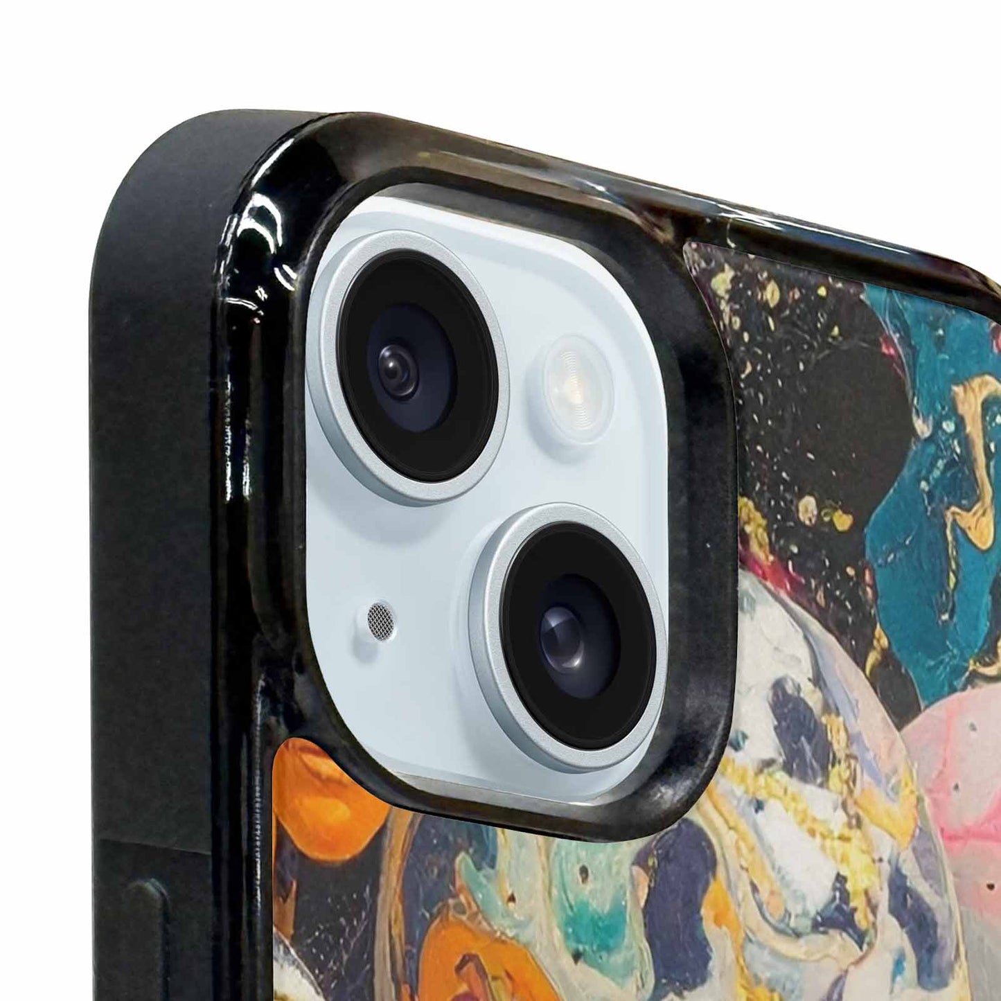 iPhone 15 Plus Case — Aliens Marblealiens Pattern Dng Personalized Phone, Custom Printed Phone Case