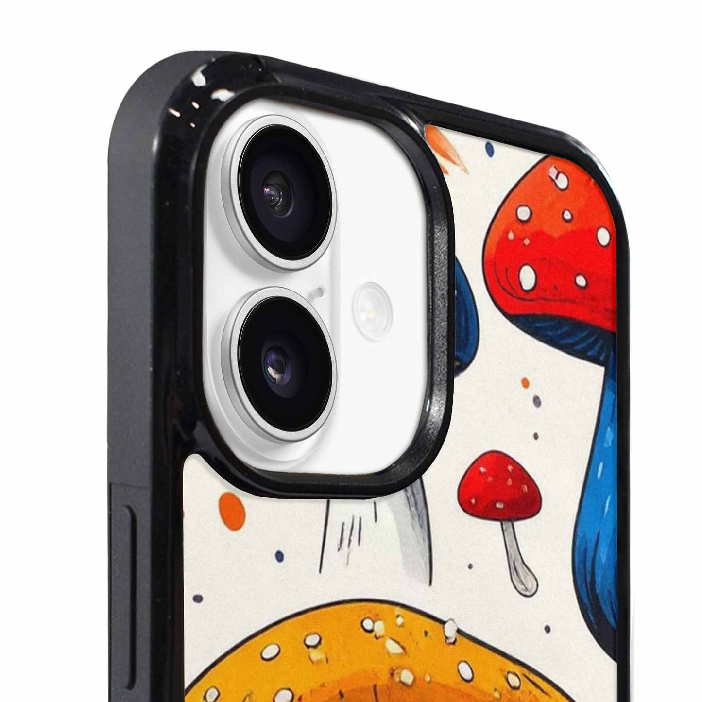 iPhone 17 Case — Vivid Winter Mushroom Cartoon Cute, Custom Printed Phone Case