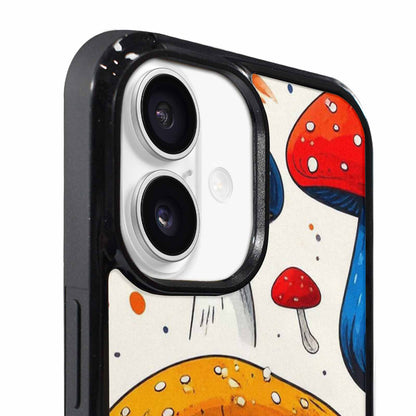 iPhone 17 Case — Vivid Winter Mushroom Cartoon Cute, Custom Printed Phone Case