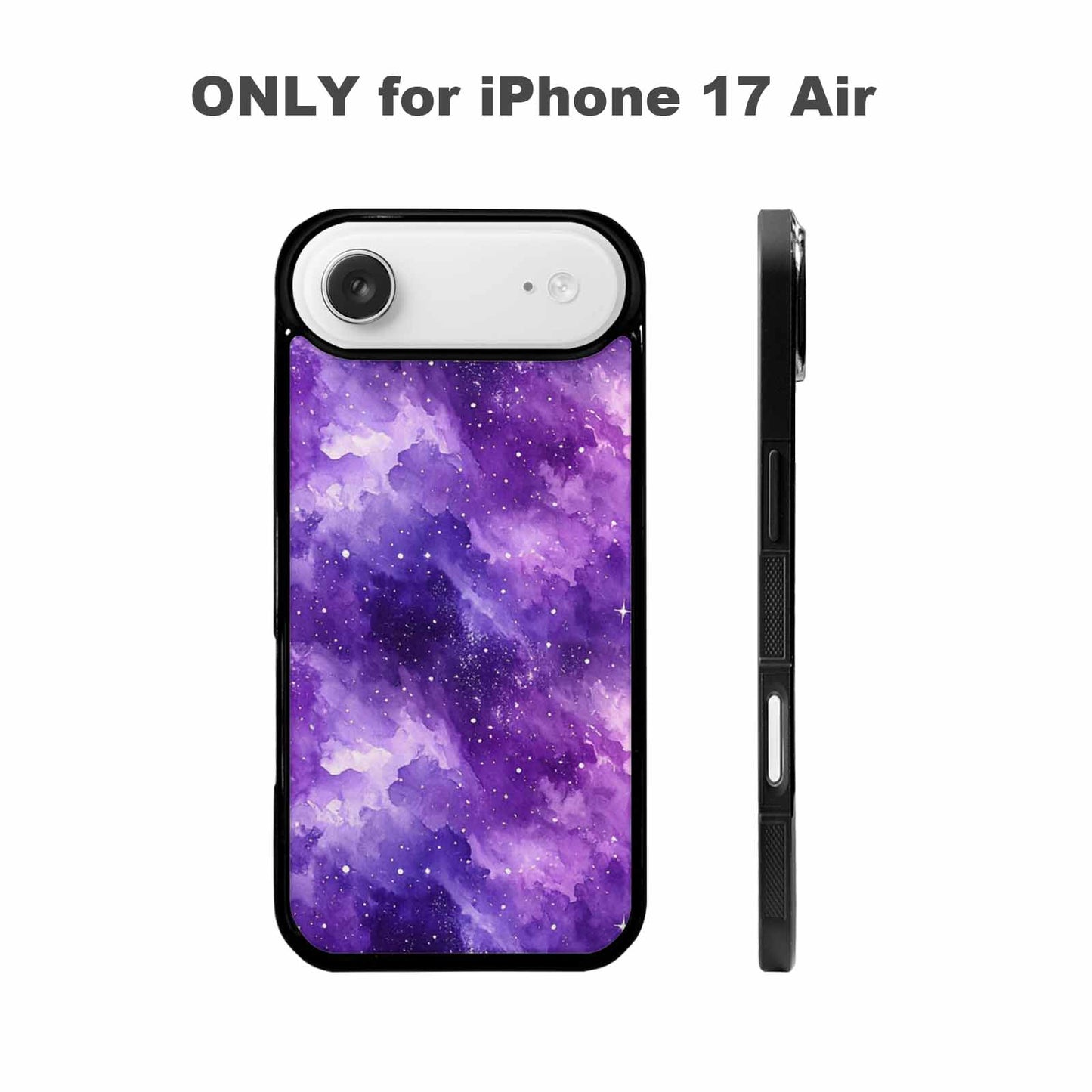 iPhone 17 Air Case — Galaxy Art Purple Nebula Dream Galaxy, Personalized Phone Case