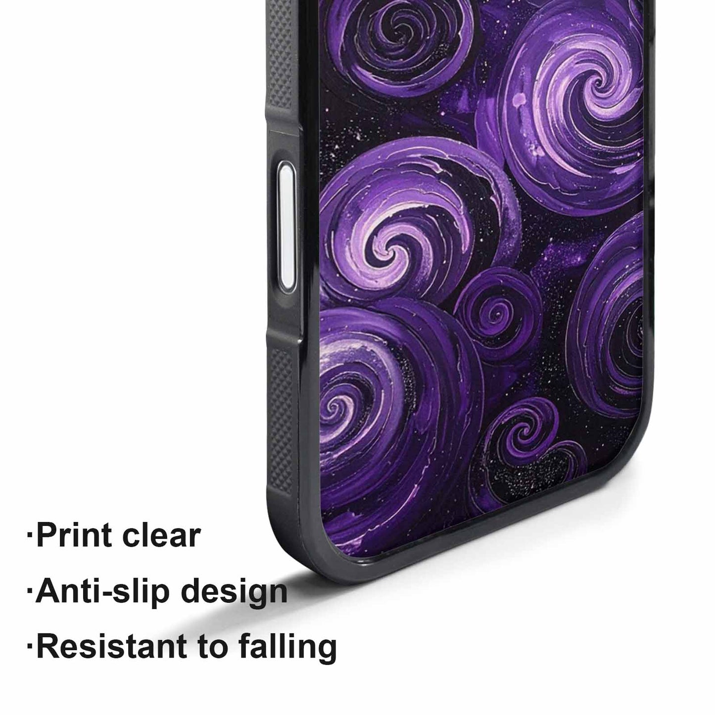 iPhone 17 Pro Case — Seamless Repeating Pattern Of Overlapping Galaxy, Personalized Phone Case