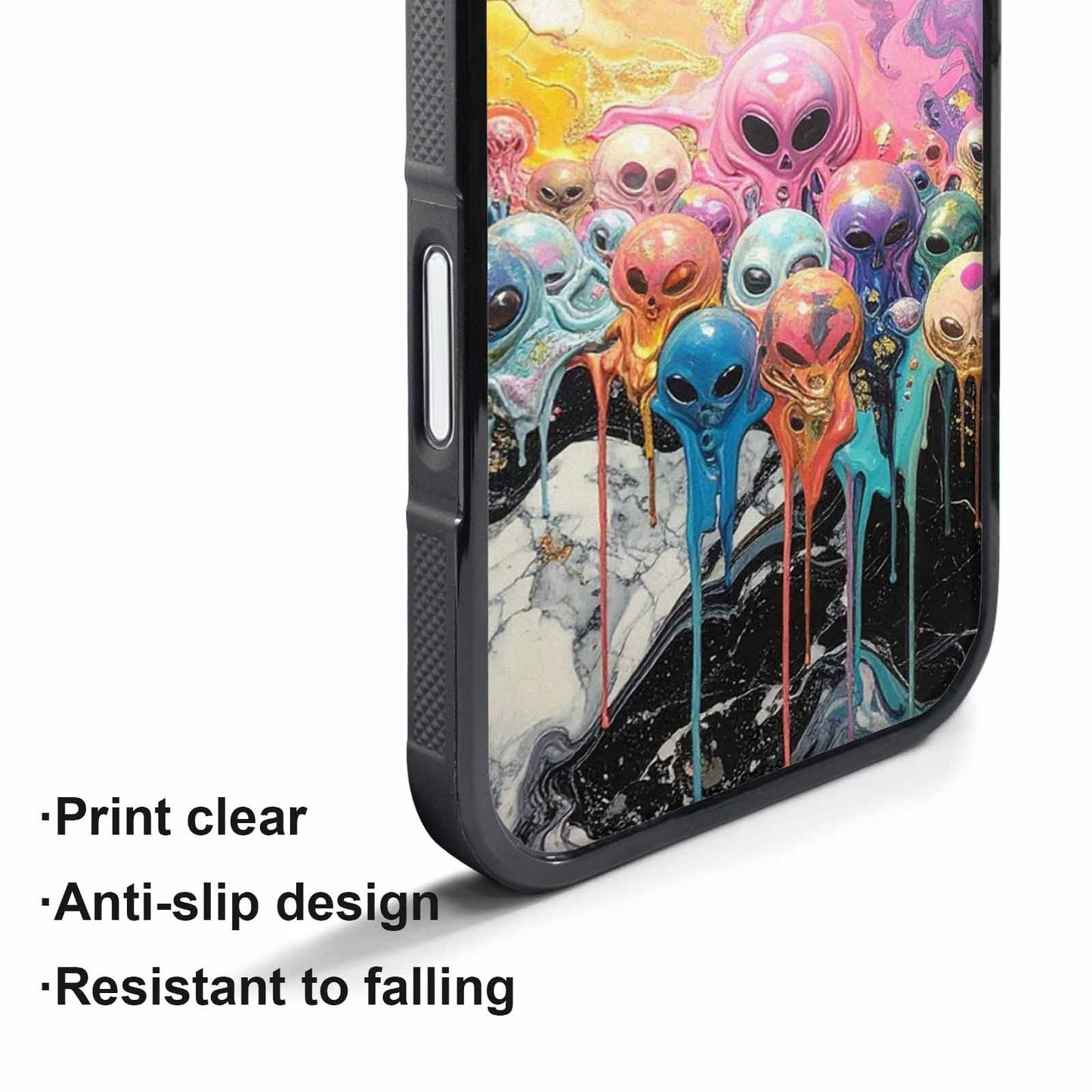 iPhone 17 Pro Case — Aliens Marblemelting Aliens Pa L2w Alien, Custom Designed Case Cover