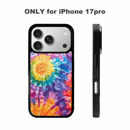 iPhone 17 Pro Case — Tie Dye Swirls Tie Dye Tie, Unique Phone Case Design
