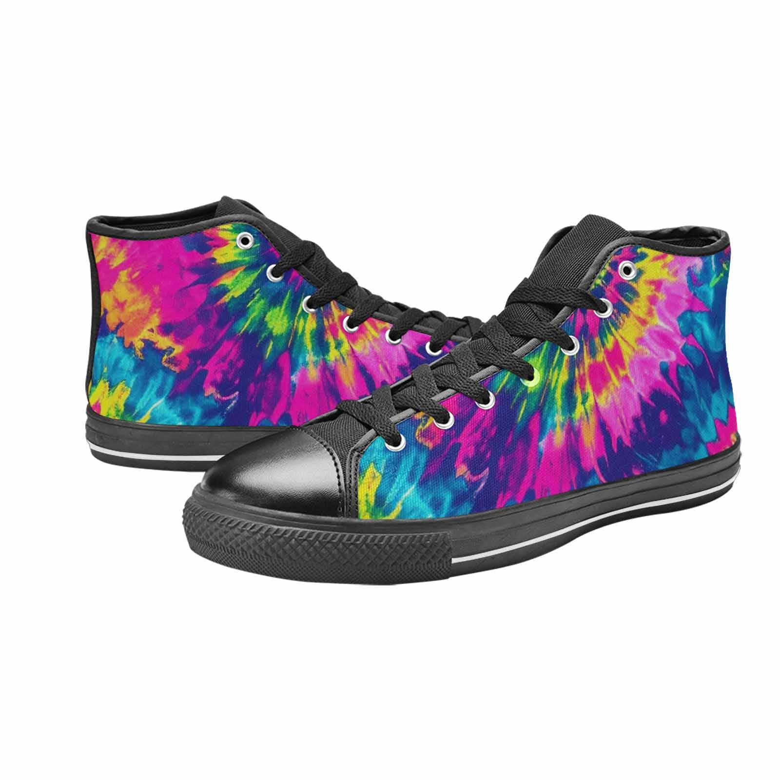 MEN'S Tie Dye - High Top Canvas Vivid Shoes