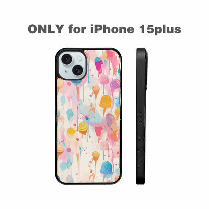 iPhone 15 Plus Case — Ice Cream Motif Ice Cream Motifs, Original Design Phone Case