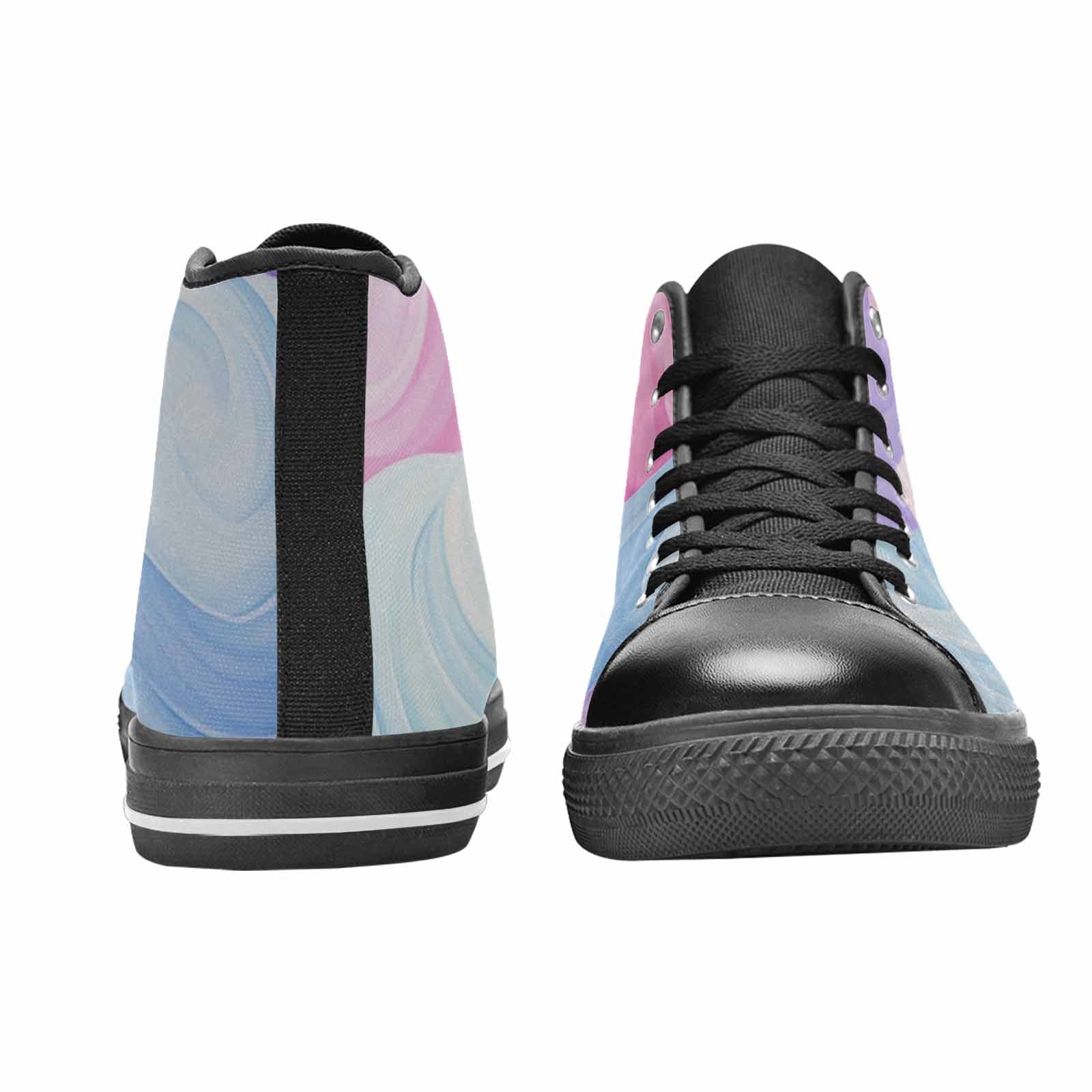 MEN'S Tie Dye - High Top Canvas Cottagecore Custom Sneakers