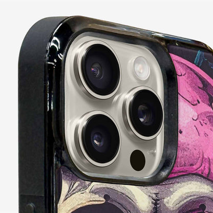 iPhone 16 Pro Max Case — Mushroom Skull, Customized Protective Case