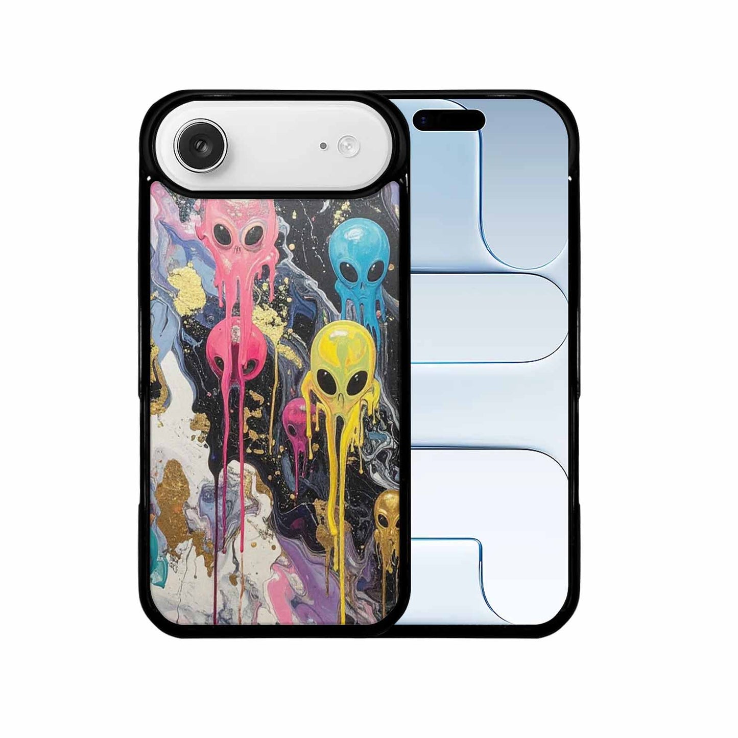 iPhone 17 Air Case — Aliens Marblemelting Aliens Pa Mif Alien, Custom Print Case Cover