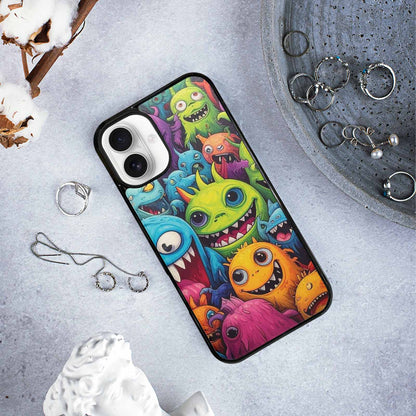iPhone 16 Plus Case — Monsters General Cartoon Monst 0p8, Custom Made Phone Cover