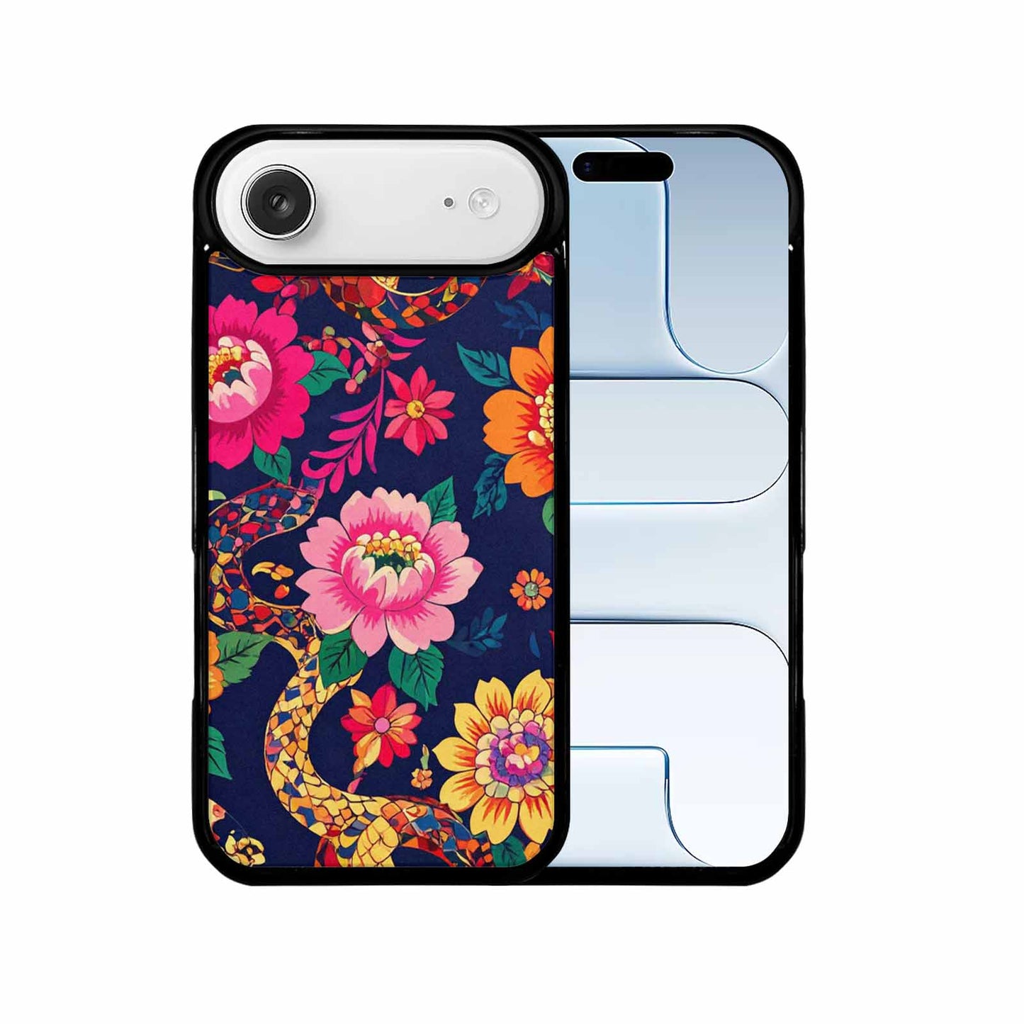 iPhone 17 Air Case — Floral Snake Print Floral, Customized Protective Case