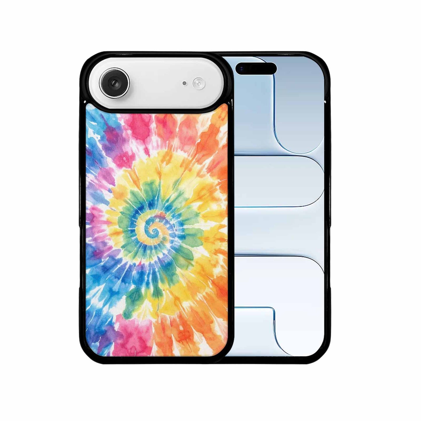 iPhone 17 Air Case — Small Tie Dye Swirl Pattern Tie, Personalized Phone Case