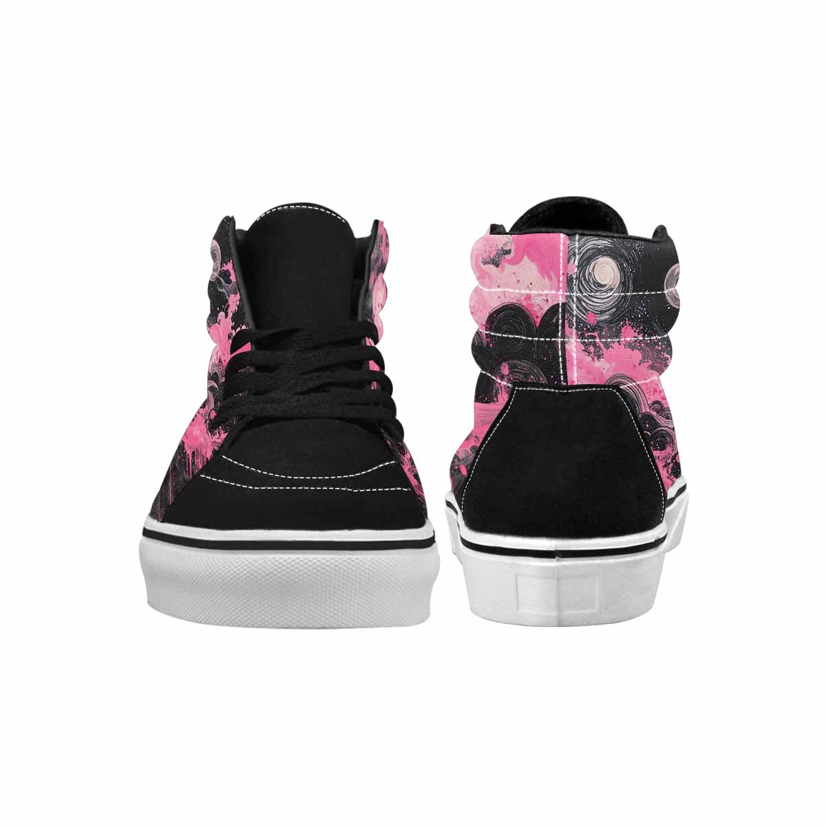 MEN'S Van Gogh Swirl High Top Canvas Aesthetic Custom Shoes