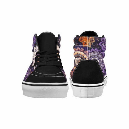 WOMEN'S Mandala High Top Canvas Cottagecore Custom Shoes