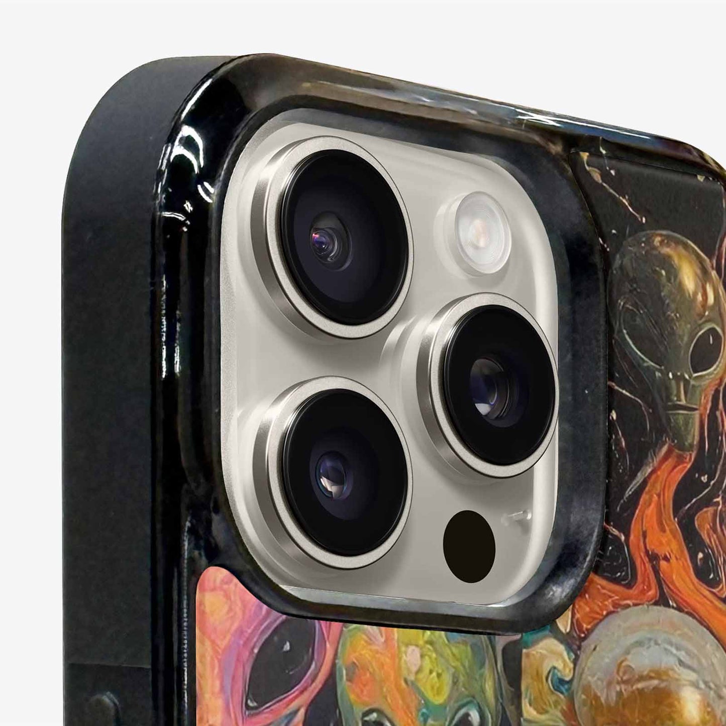 iPhone 16 Pro Max Case — Aliens Marblealiens Pattern Onb, Custom Phone Case