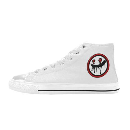 MEN'S High Tops Freaky Shoes High Top Canvas Vibrant Chaos Custom Sneakers