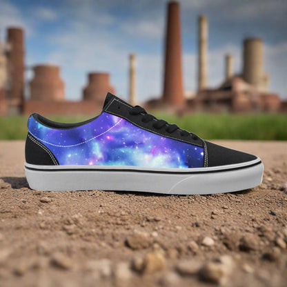 Celtic Teal Gold Vivid WOMEN Bold Art - Freaky Shoes | Custom Art Sneakers